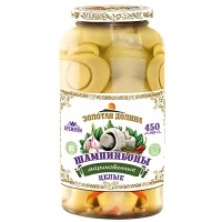 Золотая Долина - Шампиньоны маринованные целые 