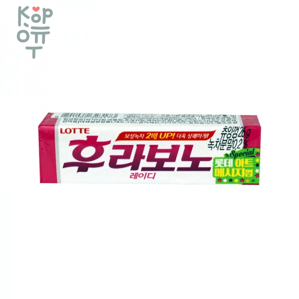 Lotte Flavono Mild Gum - Мягкая жевательная резинка 26гр., блок 15шт., купить с доставкой на дом фото 1 &mdash; Корейские товары для всей семьи(КорОпт)