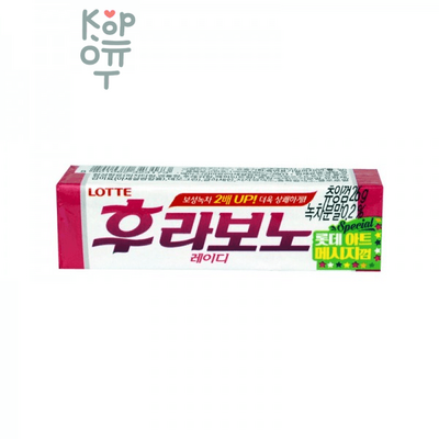 Lotte Flavono Mild Gum - Мягкая жевательная резинка 26 г, блок 15 шт.