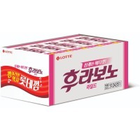 Lotte Flavono Mild Gum - Мягкая жевательная резинка 26 г, блок 15 шт.
