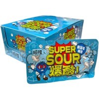 Кислая карамель Super Sour Candy - Кислый фрукт со вкусом Черники