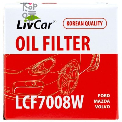LIVCAR Oil Filter LCF7008W - Масляный фильтр для FORD, MAZDA, VOLVO
