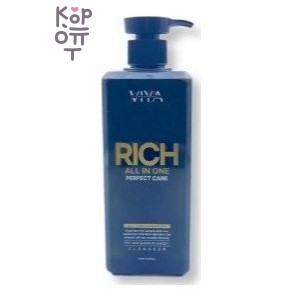 VIYA — Rich All-In-One Shampoo — мужской шампунь и гель для душа, 600 мл