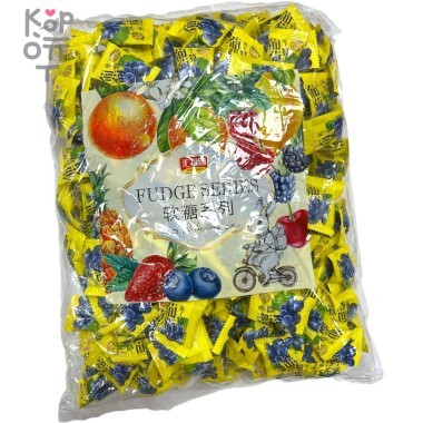 Мармелад Fudge со вкусом Черники, 2,5кг &mdash; Корейские товары для всей семьи(КорОпт)