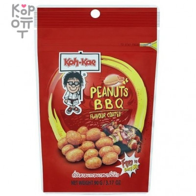 Koh-Kae Арахис обжаренный в панировке со вкусом барбекю, 90 г