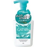 Mandom Gatsby Facial Wash Moisture Whip - Увлажняющий мусс для умывания для жирной и проблемной кожи 