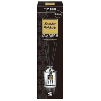 KOBAYASHI GRAN PARFUM - Ароматический диффузор для дома с палочками (рифлёный флакон + 2 наполнителя + палочки) 140мл.