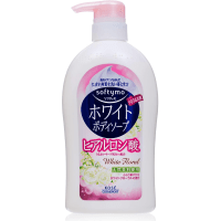 KOSE White Floral Body Wash - Увлажняющее жидкое мыло для тела с Гиалуроновой Кислотой, аромат Белых Цветов 600мл.