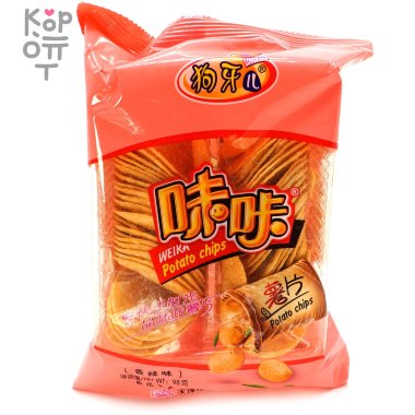 Картофельные чипсы Weika chips с пряным вкусом, 98гр. &mdash; Корейские товары для всей семьи(КорОпт)