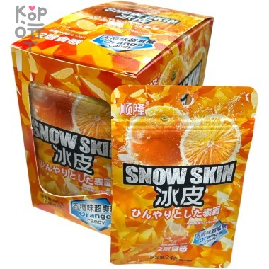 Холодок Освежающие драже Jiashilong Fresh со вкусом Апельсина &mdash; Корейские товары для всей семьи(КорОпт)