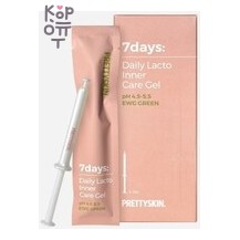 PrettySkin Daily Lacto Inner Care Gel - Гель ежедневный женский для ухода за внутренней частью Y-зоны 1,8 г × 7 шт