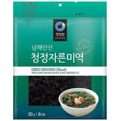 Морская капуста для супов и салатов "Daesang Dried Seaweed" 20гр. (8 порций)