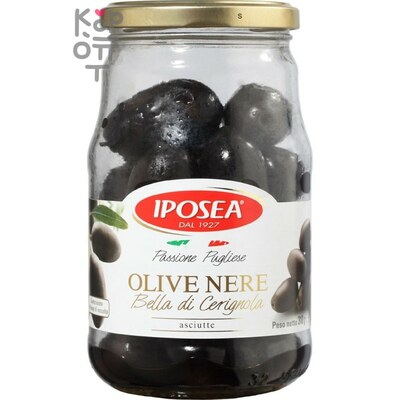 Iposea Маслины Белла Чериньола без жидкости без косточек, 310 г