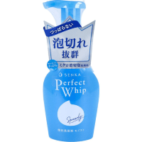 SHISEIDO SENKA Perfect Whip - Увлажняющая пенка для умывания с Гиалуроновой Кислотой и Протеинами Шелка (для сухой и нормальной кожи), 150 мл