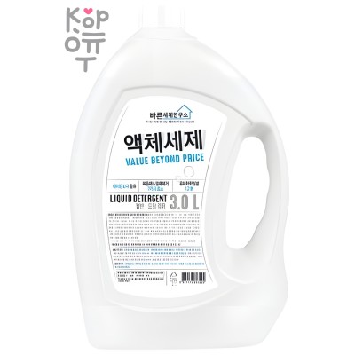 Good Detergent Laboratory - Жидкое средство для стирки с ферментами, содой и растительными экстрактами, 3 л