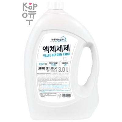 Жидкое средство для стирки "Good Detergent Laboratory" (с ферментами, содой и растительными экстрактами) 3 л