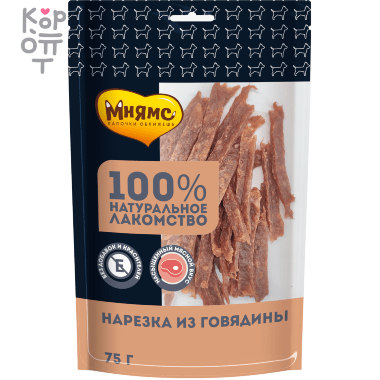Мнямс Лакомство для собак Мясная нарезка 75гр. — Корейские товары для всей семьи(КорОпт)