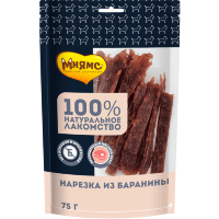 Мнямс Лакомство для собак Мясная нарезка 75 г