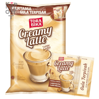 Кофе в стиках 3в1 Torabika Creamy Latte Сливочный Латте. — Корейские товары для всей семьи(КорОпт)