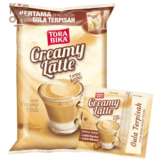 Кофе в стиках 3в1 Torabika Creamy Latte Сливочный Латте., купить с доставкой на дом фото 1 — Корейские товары для всей семьи(КорОпт)