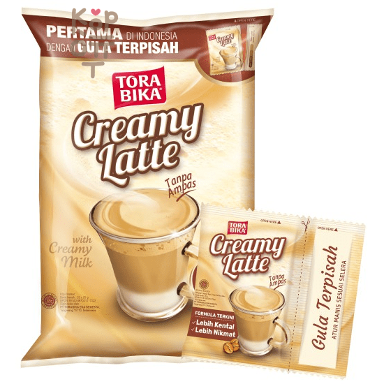 Кофе в стиках 3в1 Torabika Creamy Latte Сливочный Латте.