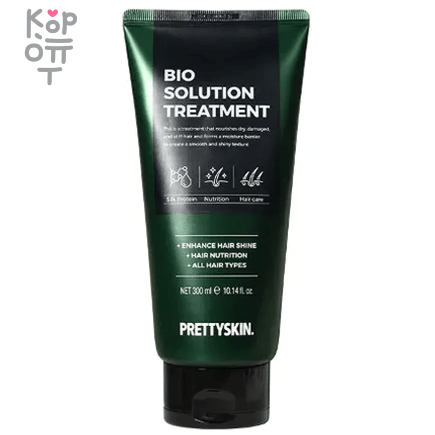Pretty Skin Bio Solution Scalp Treatment -  Маска для волос 300мл., купить с доставкой на дом фото 1 &mdash; Корейские товары для всей семьи(КорОпт)