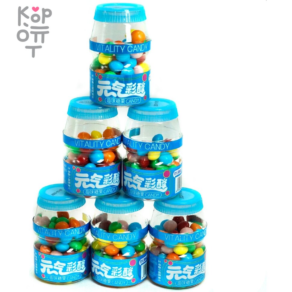 Жевательная конфета Yuanqi Fun Candy -  Жевательная конфета со вкусом фруктов - Веселое ассорти, купить с доставкой на дом фото 1 &mdash; Корейские товары для всей семьи(КорОпт)