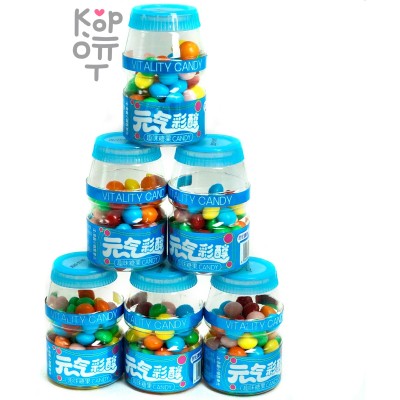 Жевательная конфета Yuanqi Fun Candy -  Жевательная конфета со вкусом фруктов - Веселое ассорти