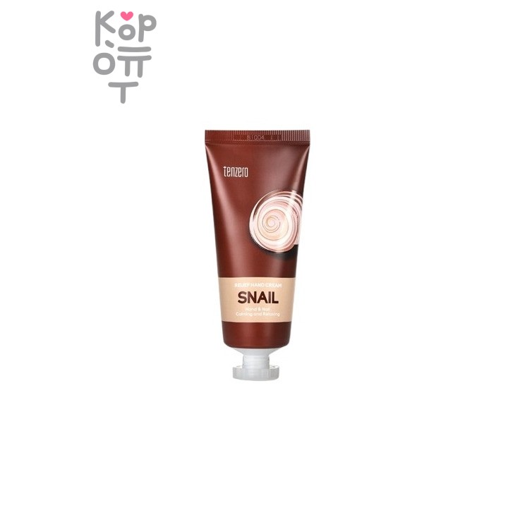 Tenzero RELIEF HAND CREAM HYALURONIC ACID SNAIL - Увлажняющий крем для рук с гилауроновой кислотой и муцином улитки 100мл