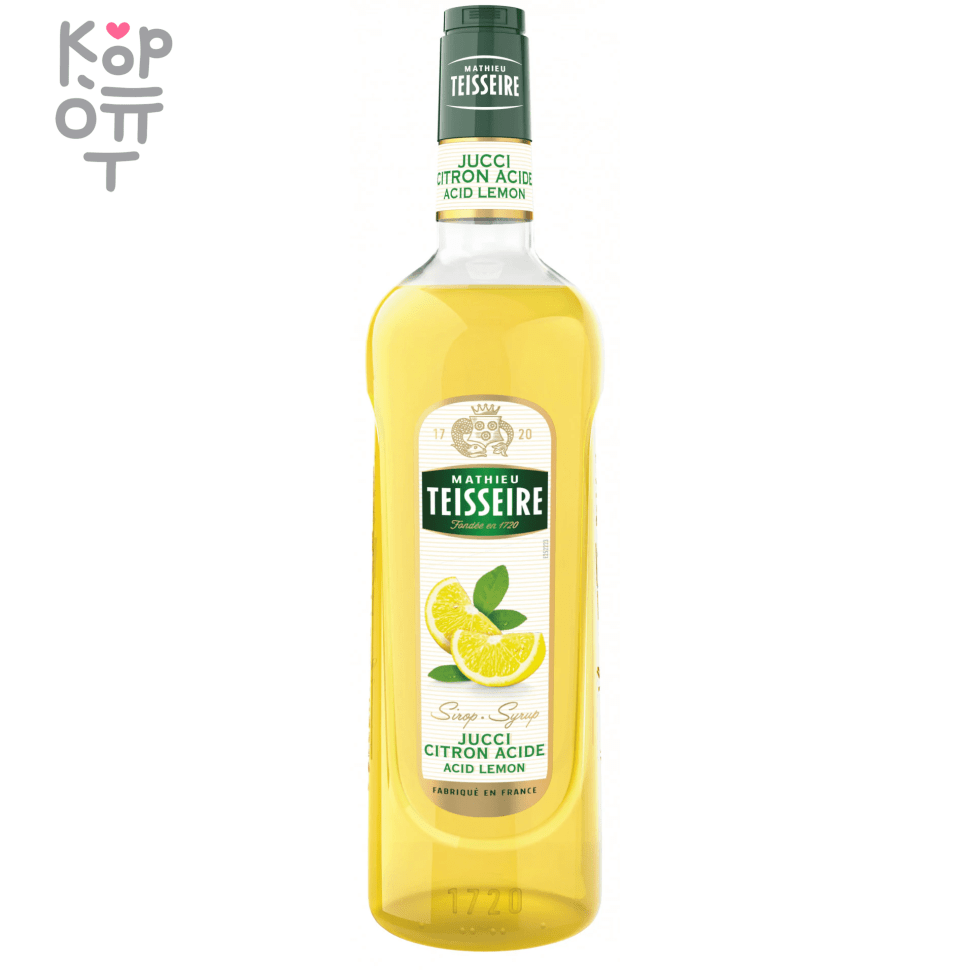 Сироп Лимон, Teisseire, 1л., купить с доставкой на дом фото 1 &mdash; Корейские товары для всей семьи(КорОпт)