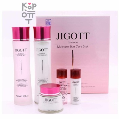 Jigott Moisture Skin Care 3 Set - Увлажняющий набор по уходу за лицом с Аллантоином. (Тоник, лосьон, крем).