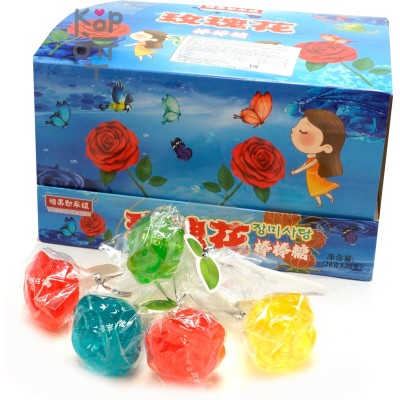 Леденец с фруктовым вкусом Tang Dragon Horse Lolipop - Фруктовые розы