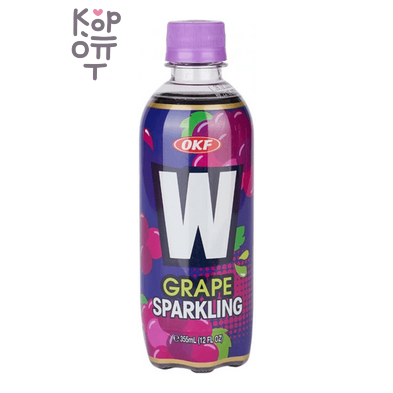 OKF Sparkling W Grape - Газированный освежающий напиток, виноград 355мл.