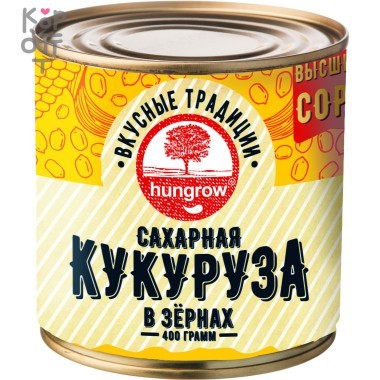 Кукуруза сахарная в зернах, Hungrow &mdash; Корейские товары для всей семьи(КорОпт)
