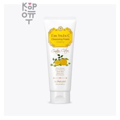 Пенка, для умывания с витамином С /Dr. MELOSO Yuja C creamy cleansing foam, Meloso
