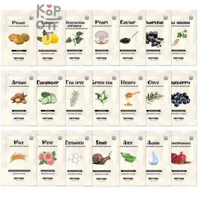 Pretty Skin Total Solution Essential Sheet Mask - Тканевая маска для лица 23гр.
