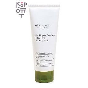 Mary&amp;May — Houttuynia Cordata + Tea Tree Cleansing Foam — Очищающая пенка с хауттюйнией и чайным деревом, 150 мл