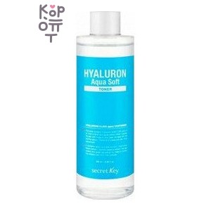 Secret Key — Hyaluron Aqua Soft Toner — Гиалуроновый увлажняющий тонер для лица, 500 мл