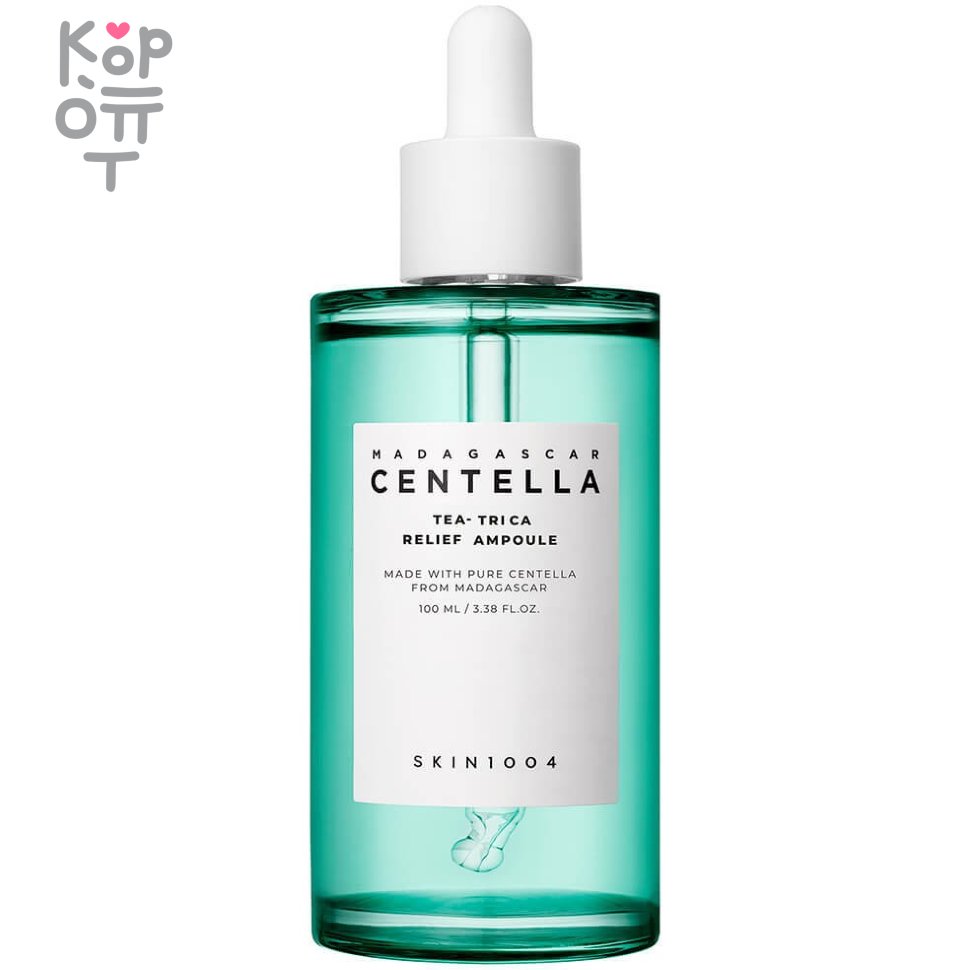 Skin1004 Madagascar Centella Tea-Trica Relief Ampoule - Сыворотка с чайным  деревом для жирной кожи склонной к акне по цене 2 061 руб. в интернет  магазине Корейские товары для всей семьи(КорОпт)