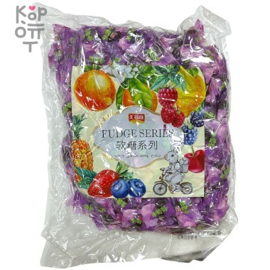 Мармелад Fudge со вкусом Винограда, 2,5кг &mdash; Корейские товары для всей семьи(КорОпт)