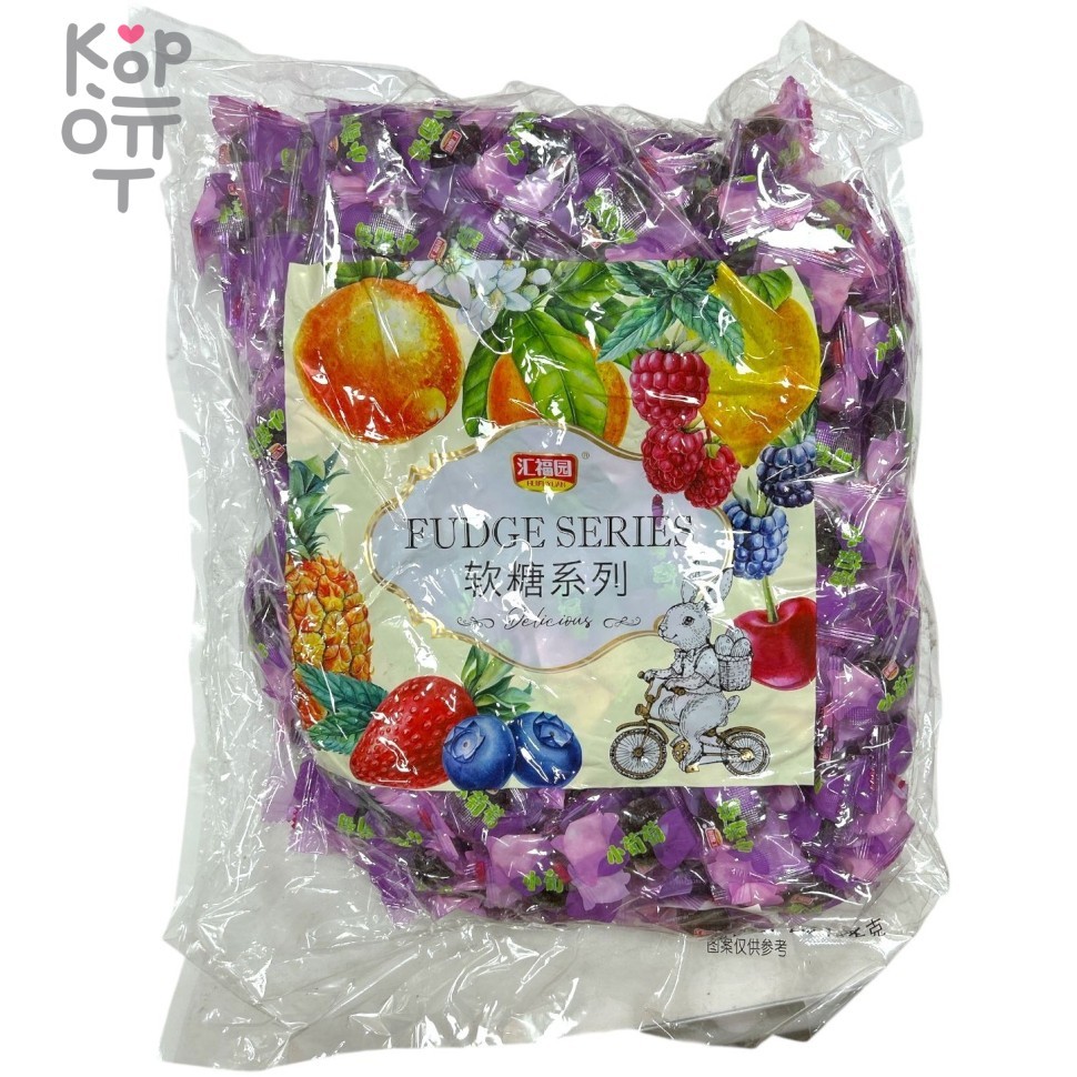 Мармелад Fudge со вкусом Винограда, 2,5кг, купить с доставкой на дом фото 1 &mdash; Корейские товары для всей семьи(КорОпт)