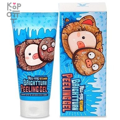 Elizavecca Milky Piggy Hell-Pore Vitamin Bright turn Peeling Gel - Очищающий пиллинг гель для осветления тусклой кожи 150мл, купить с доставкой на дом Пилинг-гель на основе натуральных экстрактов гипоаллергенный, подходит для очищения даже самой чувствительной кожи.