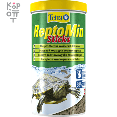 Tetra ReptoMin корм в виде палочек для водных черепах 1 л — Корейские товары для всей семьи(КорОпт)