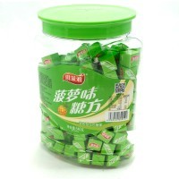 Жевательные конфеты Qilaiya Ананасовый Кубик, 540гр.