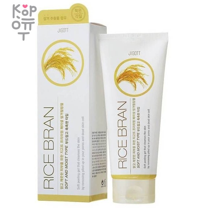 Jigott Premium Facial Rice Bran Peeling Gel - Мягкий пилинг-скатка для глубокого очищения кожи лица с экстрактом рисовых отрубей 180мл., купить с доставкой на дом Jigott Premium Facial Rice Bran Peeling Gel — мягкий пилинг-скатка для глубокого очищения кожи лица. Содержит экстракт рисовых отрубей, который помогает очищать поры, удалять омертвевшие клетки кожи и выравнивать её тон. Средство делает кожу гладкой и мягкой, не вызывает раздражения.
