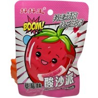 Кислый мармелад Boom спелые фрукты, со вкусом Клубники