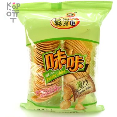 Картофельные чипсы Weika chips со вкусом барбекю, 98гр. &mdash; Корейские товары для всей семьи(КорОпт)