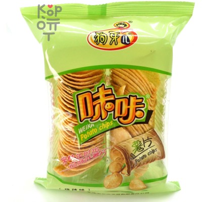 Картофельные чипсы Weika chips со вкусом барбекю, 98гр.