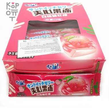 Жевательная конфета тянучка Shandong Foods Yogurt Помадка со вкусом Персика &mdash; Корейские товары для всей семьи(КорОпт)
