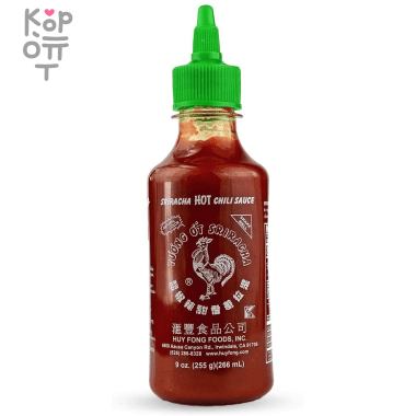 Соус чили шрирача Huy Fong Sriracha, 266гр.   &mdash; Корейские товары для всей семьи(КорОпт)